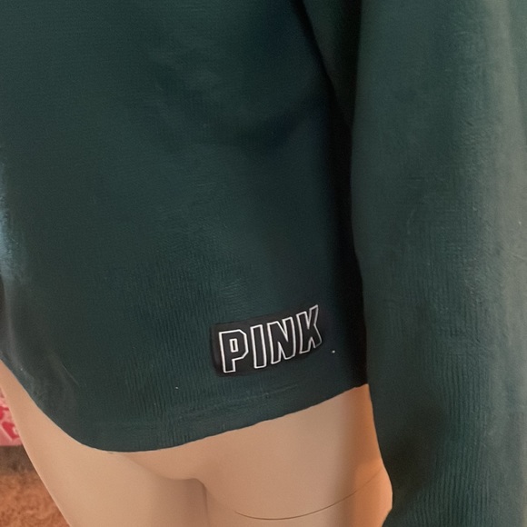 Green “Pink” cinch sweatshirt size small - Picture 2 of 4